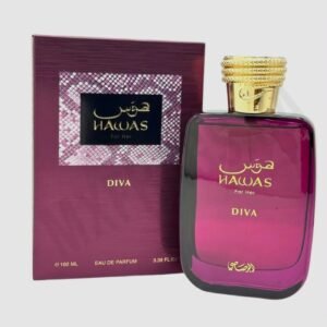 Rasasi Hawas Diva 100 ml, flacon scellé d'origine