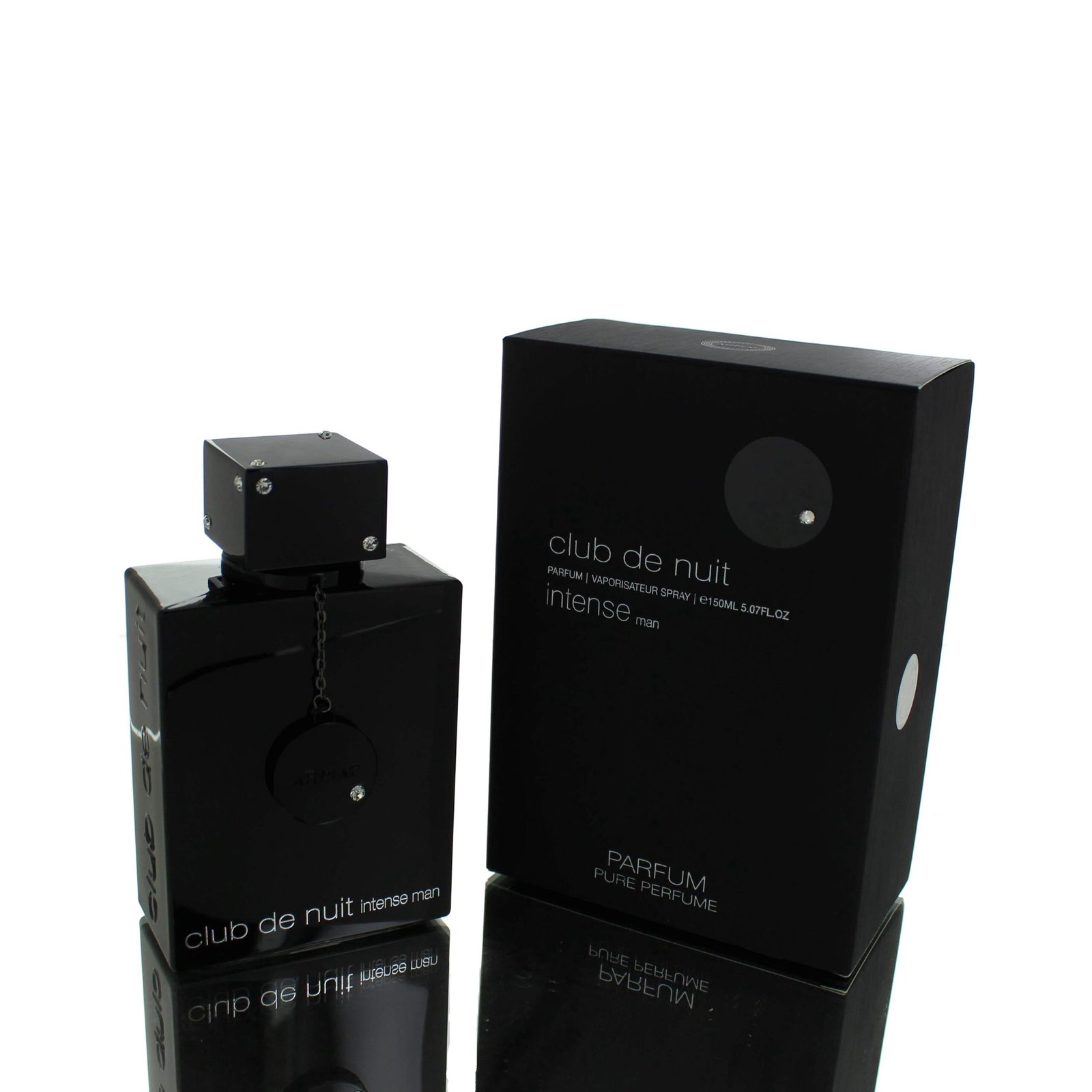 Armaf Club de Nuit Intense Parfum Pure Perfume Edition, flacon et coffret
