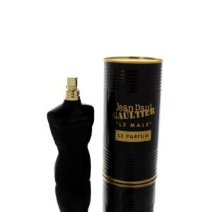 Jean Paul Gaultier Le Male Le Parfum, flacon noir et coffret
